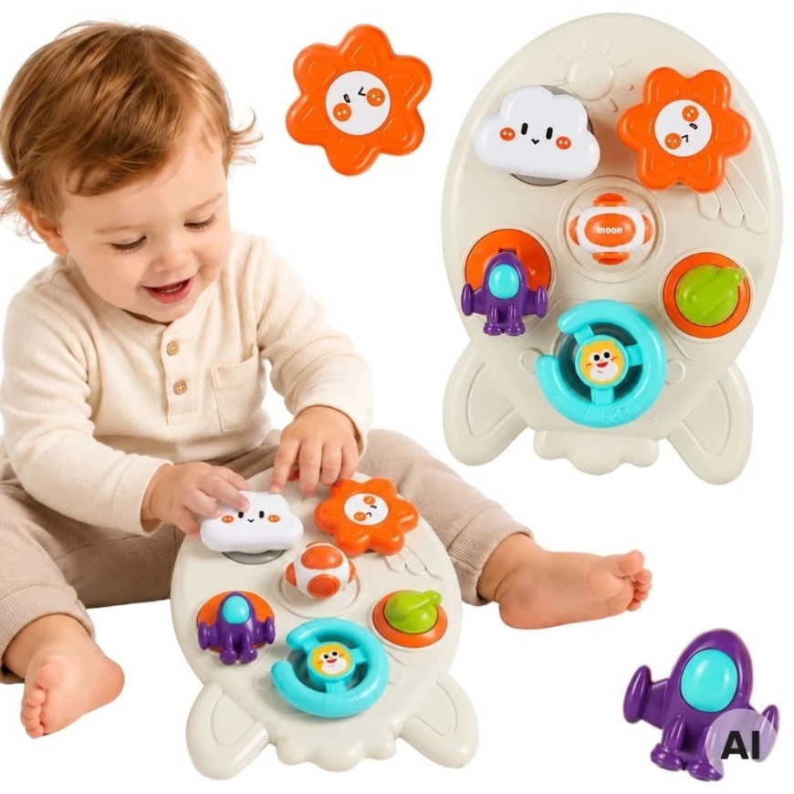 Woopie Baby hariduslik rakettlaud 7 ühes