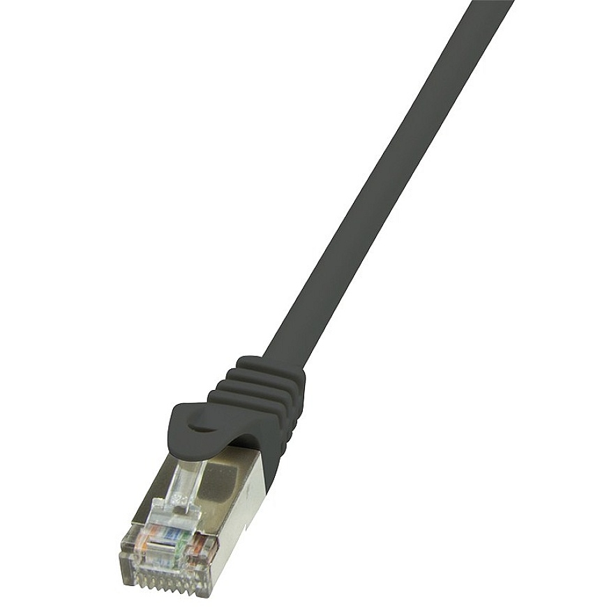 LogiLink Cat.6 F/UTP, 5m võrgukaabel Must Cat6 F/UTP (FTP)