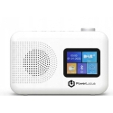 Powerlocus DAB+ FM/AM radijo žadintuvas, baltas Powerlocus DAB+ FM/AM radijo žadintuvas, baltas