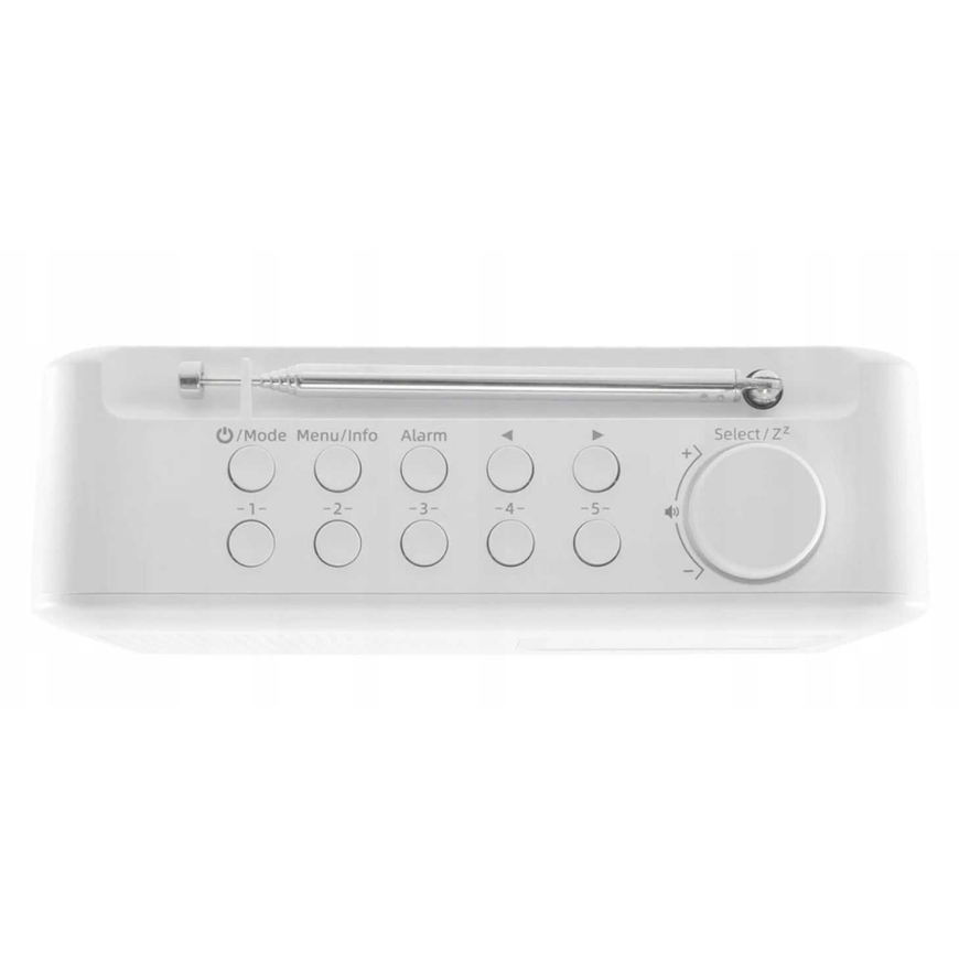 Powerlocus DAB+ FM/AM radio ar modinātāju, balta – 2