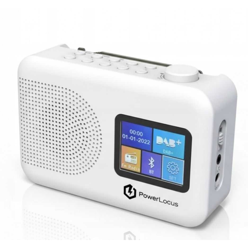 Powerlocus DAB+ FM/AM raadio äratus, valge – 3