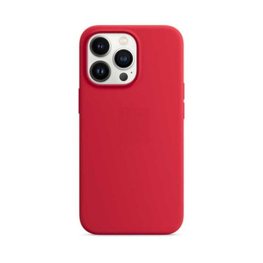 Riff "Mīksta silikona apvalks iPhone 13 Pro Max" Sarkans