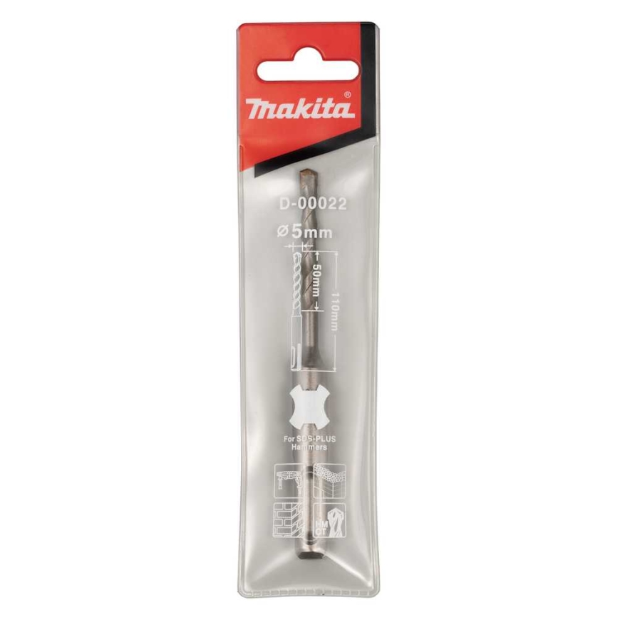Makita lööksae puuri SDS-Plus 5x110mm (D-00022) – 3