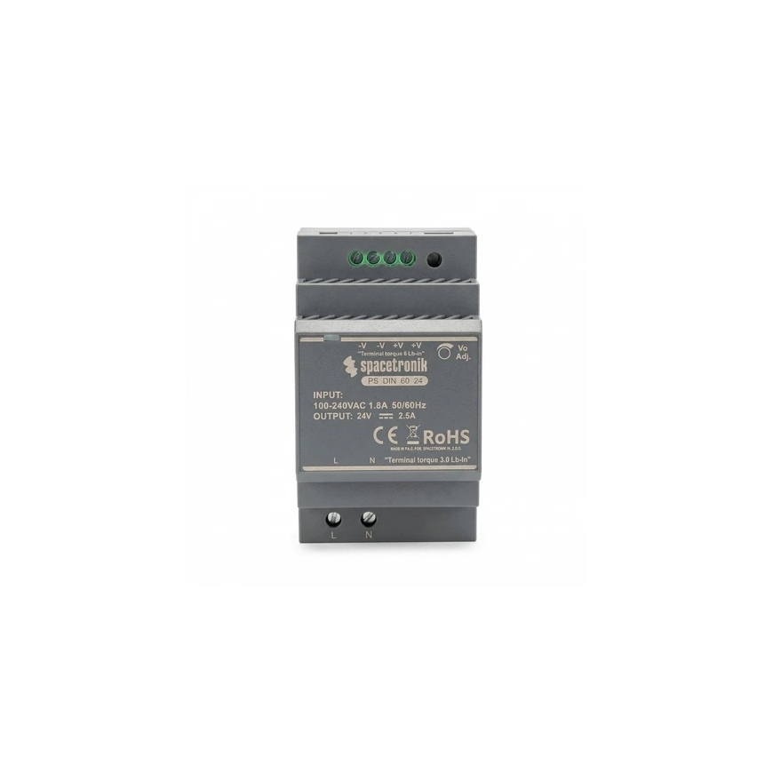 Spacetronik Источник питания DIN 60W 24V 2.5A