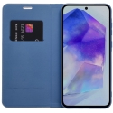 OEM-kotelo kannella Xiaomi Redmi 17 4G / 17 5G EU Luna Book Carbon sininen