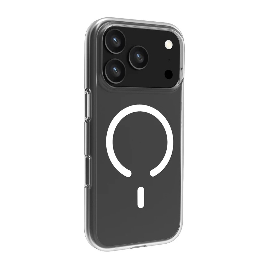 Tālruņa vāciņš - Roobix Clarion MagSafe Case (iPhone 17 Pro, TPU/PC, trieciena aizsardzība, caurspīdīgs)