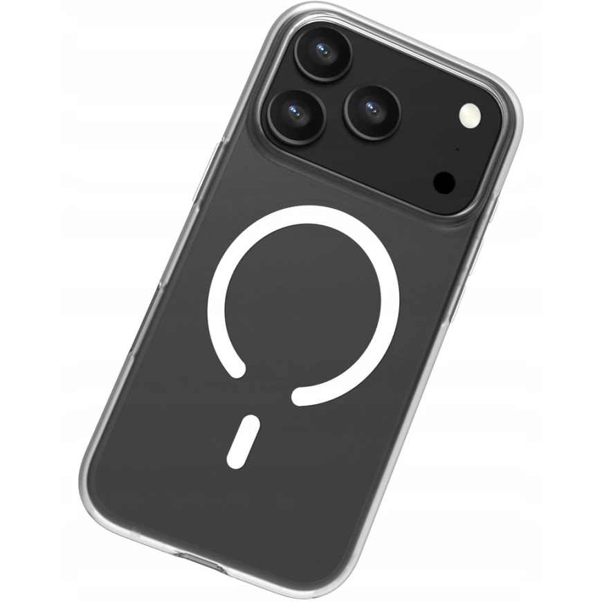 Tālruņa vāciņš - Roobix Clarion MagSafe Case (iPhone 17 Pro, TPU/PC, trieciena aizsardzība, caurspīdīgs) – 5