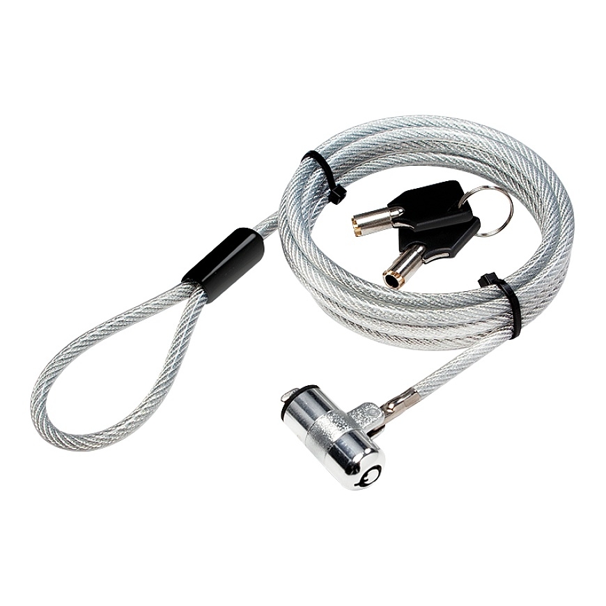 LogiLink NBS009 kabeļu slēdzene Sudrabs 1,8 m