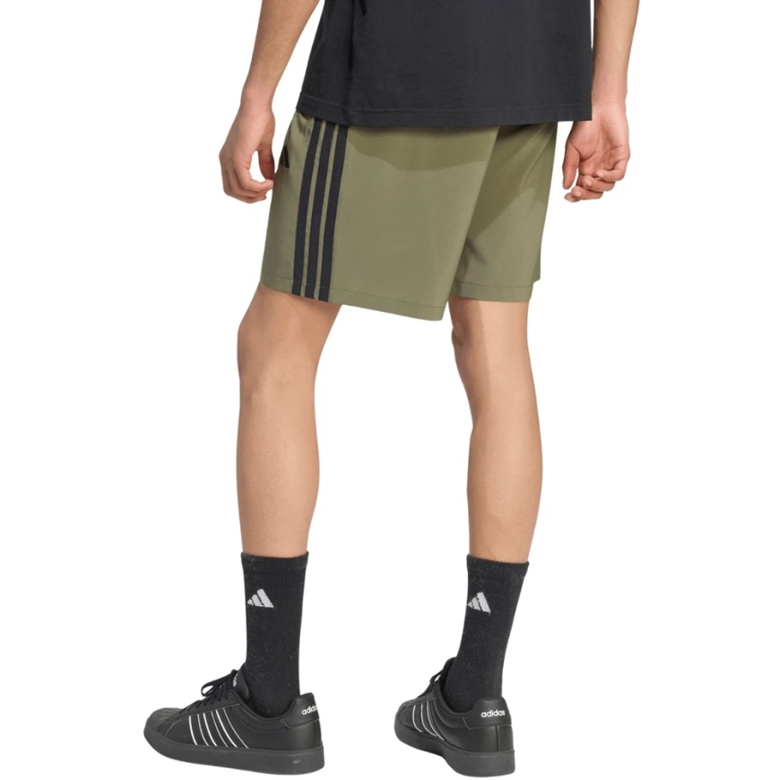 Šortai vyrams adidas Essentials 3-Stripes Chelsea Lite Woven oliwkowe KY4154 (2XL) – 3
