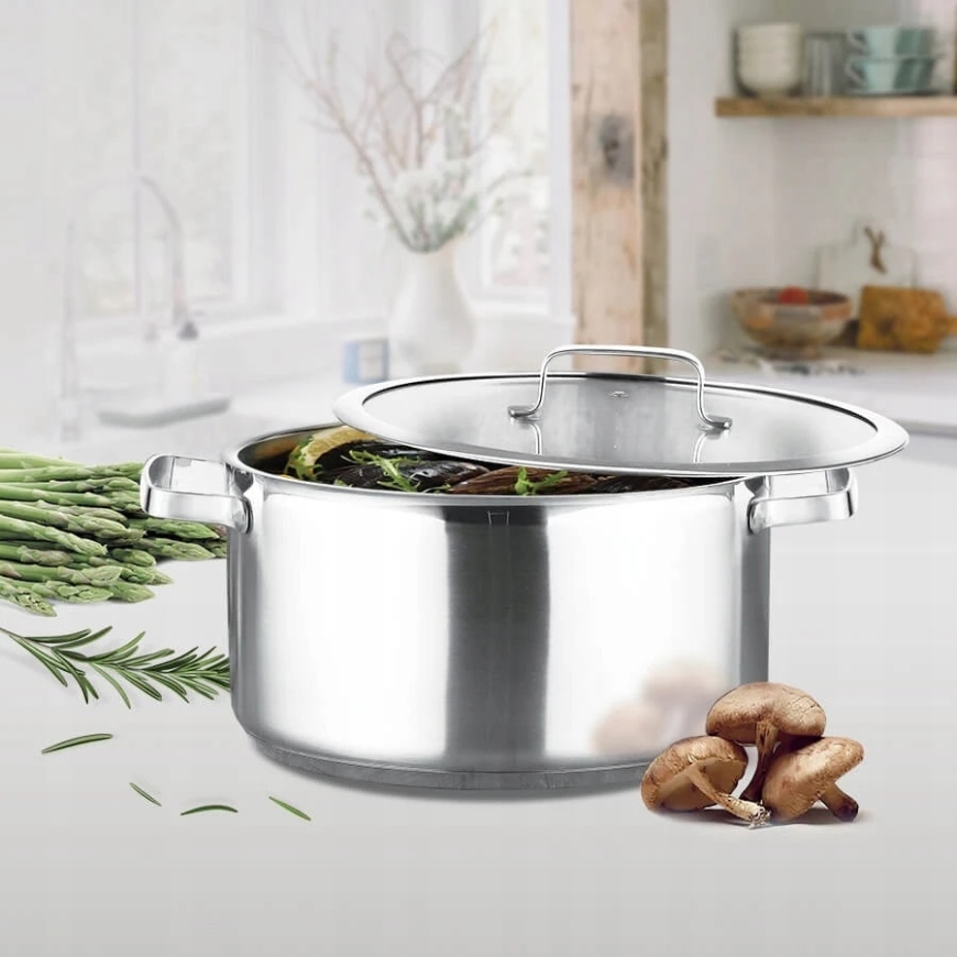Maestro katls ar vāku 2.5l, 20cm, nerūsējošais tērauds, indukcija – 3