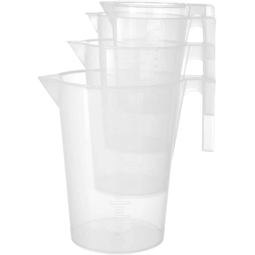 Kitchen measuring jug with measuring cup made of polypropylene, stackable 3L - HENDI 567845 – 3