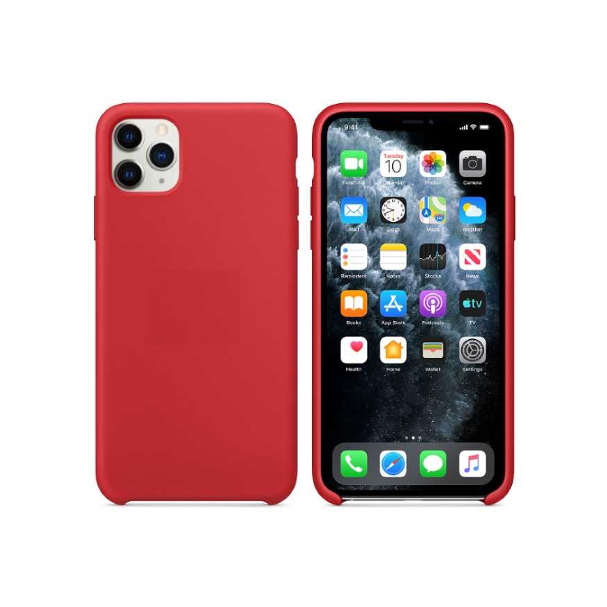 Riff "Tievs un mīksts aizmugures vāks iPhone 11 Pro Max" Sarkans