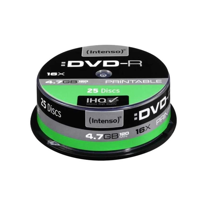 Intenso DVD-R 4,7 Gt 16x Cake Box 25 (4801154)