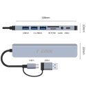 1St Cool 1stCOOL Aluminum 8-in-2 USB Hub 1St Cool 1stCOOL Aluminum 8-in-2 USB Hub
