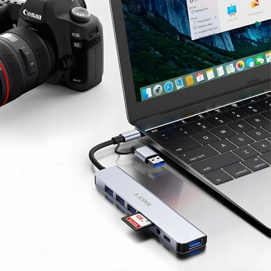 1St Cool 1stCOOL Aluminum 8-in-2 USB Hub – 5