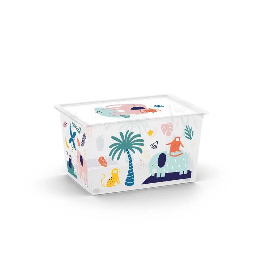KIS Box Animals Skaidrus 50L 55x39x31cm