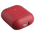 UNIQ Terra case for AirPods 1st/2nd generation, natural leather, red UNIQ Terra case for AirPods 1st/2nd generation, natural leather, red