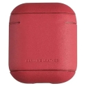 UNIQ Terra case for AirPods 1st/2nd generation, natural leather, red UNIQ Terra case for AirPods 1st/2nd generation, natural leather, red