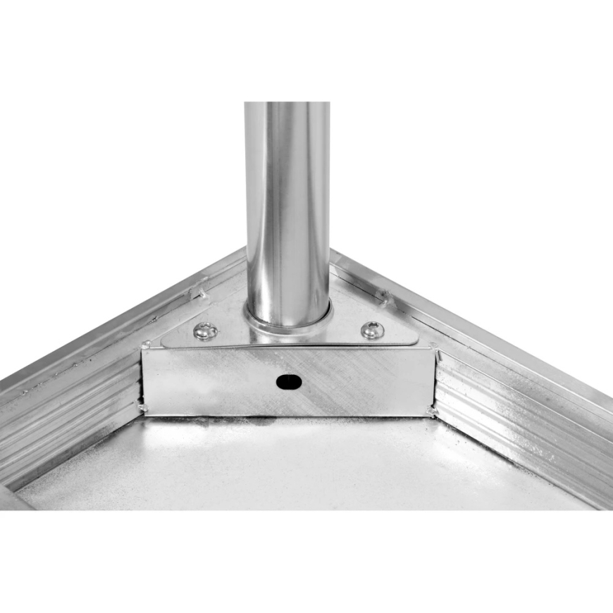 Toya Sa Poland Work Table with Shelf | Stainless Steel | 800x700xH850+100 mm Edge (YG-09030) – 3