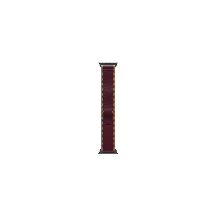 Apple 49mm Burgundy Trail Loop Black Titanium Finish S/M