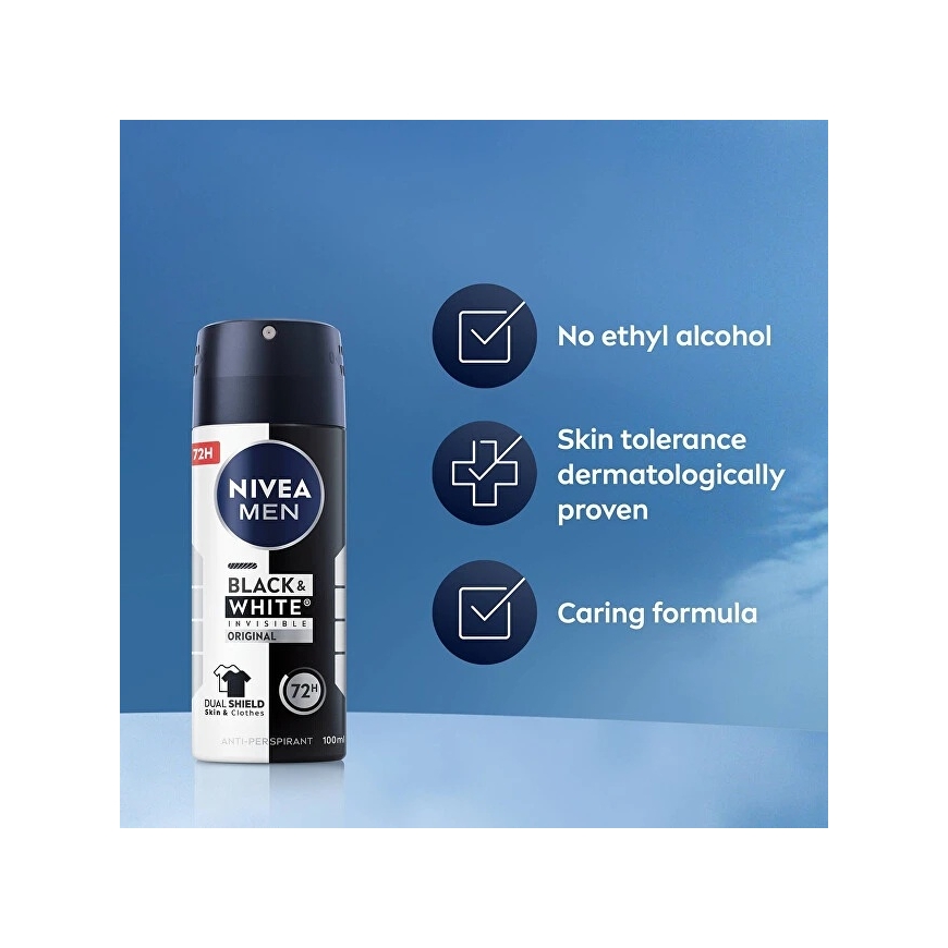 Nivea Antiperspirant spray for men Invisible For Black & White (Antiperspirant) 100 ml – 5
