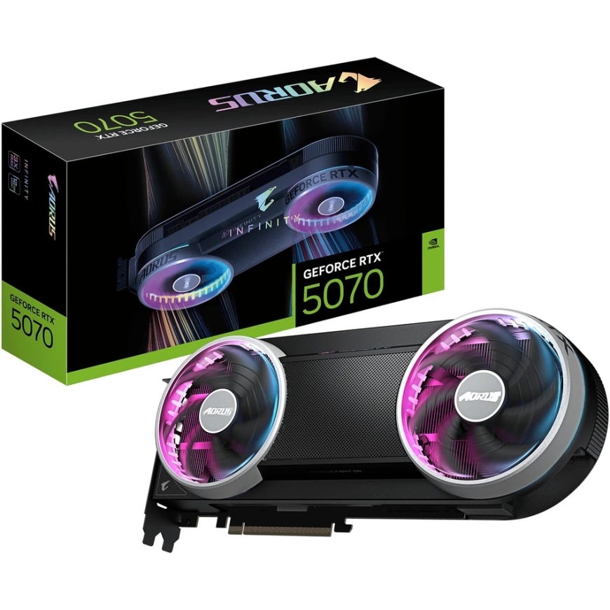 Видеокарта Gigabyte AORUS GeForce RTX 5070 INFINITY 12GB DLSS 4