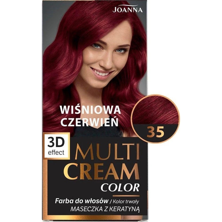 Joanna Multi kreminis Color 35 Cherry Raudona – 2