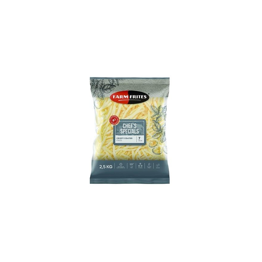 Pakastettu ranskalainen peruna FARM FRITES Rapeakuorinen, 7 mm, 2,5 kg