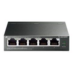 TP-Link TL-SG105PE tīkla pārslēgs Vadīts L2 Gigabit Ethernet (10/100/1000) Power over Ethernet (PoE) Melns