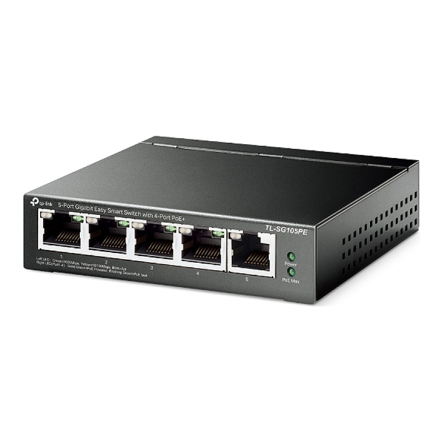TP-Link TL-SG105PE võrgulüliti Juhitav L2 Gigabit Ethernet (10/100/1000) Power over Ethernet tugi Mu – 2