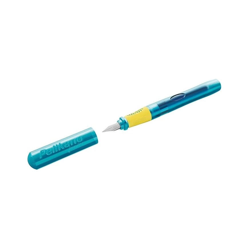 Pelikan-nib, turkoosi sininen, vasenkätisille
