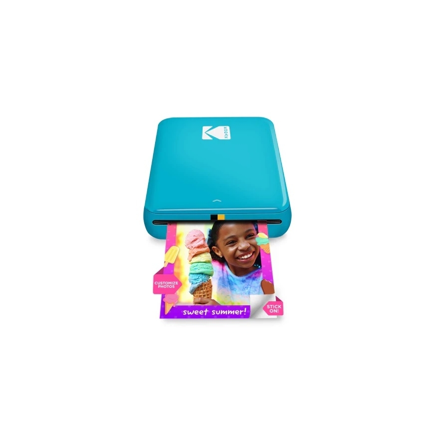 Kodak STEP Kannettava mobiilivedostin värillinen ZINK 2x3'' 1 ppm, Bluetooth, Sininen