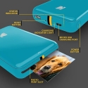 Kodak STEP Portable Mobile Photo Printer Color ZINK 2x3'' 1 ppm, Bluetooth, Blue Kodak STEP Portable Mobile Photo Printer Color ZINK 2x3'' 1 ppm, Bluetooth, Blue