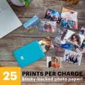 Kodak STEP Portable Mobile Photo Printer Color ZINK 2x3'' 1 ppm, Bluetooth, Blue Kodak STEP Portable Mobile Photo Printer Color ZINK 2x3'' 1 ppm, Bluetooth, Blue