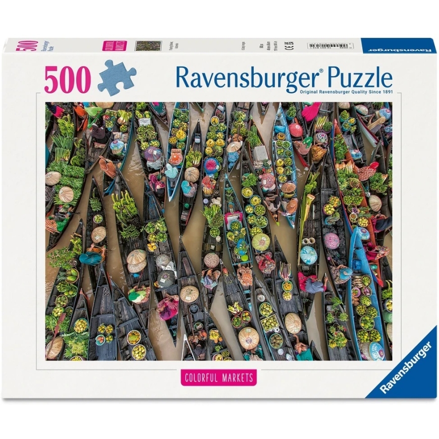 Ravensburger Palapeli 500 kpl - Kelluva tori, Indonesia