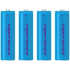 Esperanza Rechargeable Blue AA / R6 2000mAh 4 pack