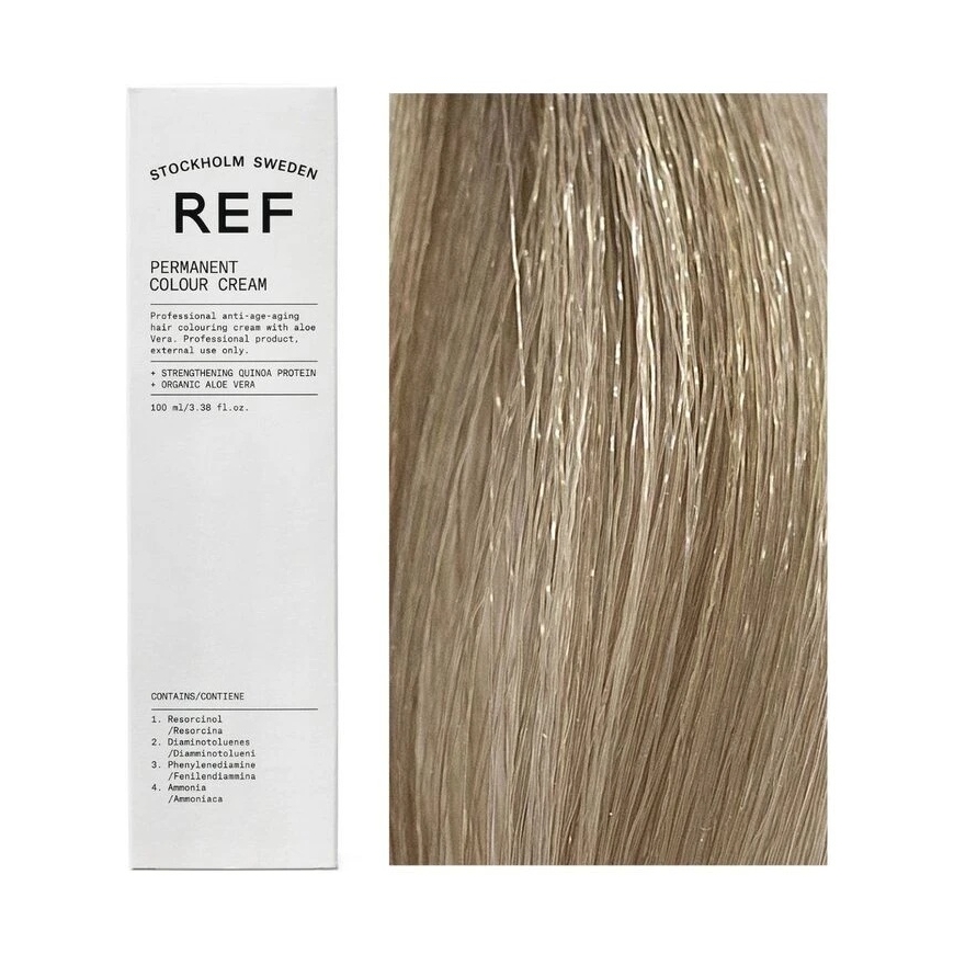 REF Stockholm REF Permanent Colour Vegan Permanent Hair Dye 12.1 Special H/L Ash gaišiem matiem, 100 ml