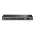 TP-Link JetStream TL-SG3428 verkkokytkin Hallittu L2/L3 Gigabit Ethernet (10/100/1000) 1U Musta TP-Link JetStream TL-SG3428 verkkokytkin Hallittu L2/L3 Gigabit Ethernet (10/100/1000) 1U Musta