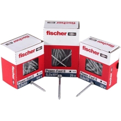 Fischer FISCHER puidupoldi kruvi Power-Fast II 6.0x140 kinnine (50 tk)