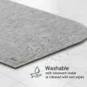 VILSTO Felt fabric table mats (18pcs) Grey VILSTO Felt fabric table mats (18pcs) Grey