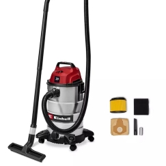 Einhell TC-VC 3055 S 30 L cilindriskā putekļu sūcēja mitrai un sausai uzsūkšanai 950 W putekļu maiss