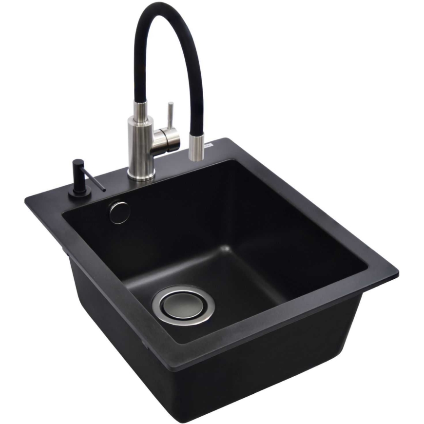 HELIKA Simplex XSQS100+Миксер+Дисп Черный – 2