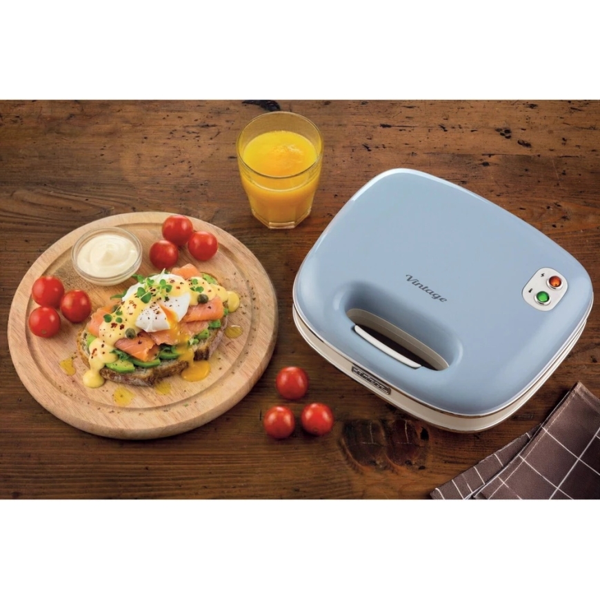 Ariete Vintage Sandwich Maker Blue (1963BL) – 2