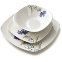 Affek Design LEA CORNFLOWER 18-piece dinnerware set bowl 16.5 cm 500 ml / 18 cm / 24 cm Affek Design LEA CORNFLOWER 18-piece dinnerware set bowl 16.5 cm 500 ml / 18 cm / 24 cm