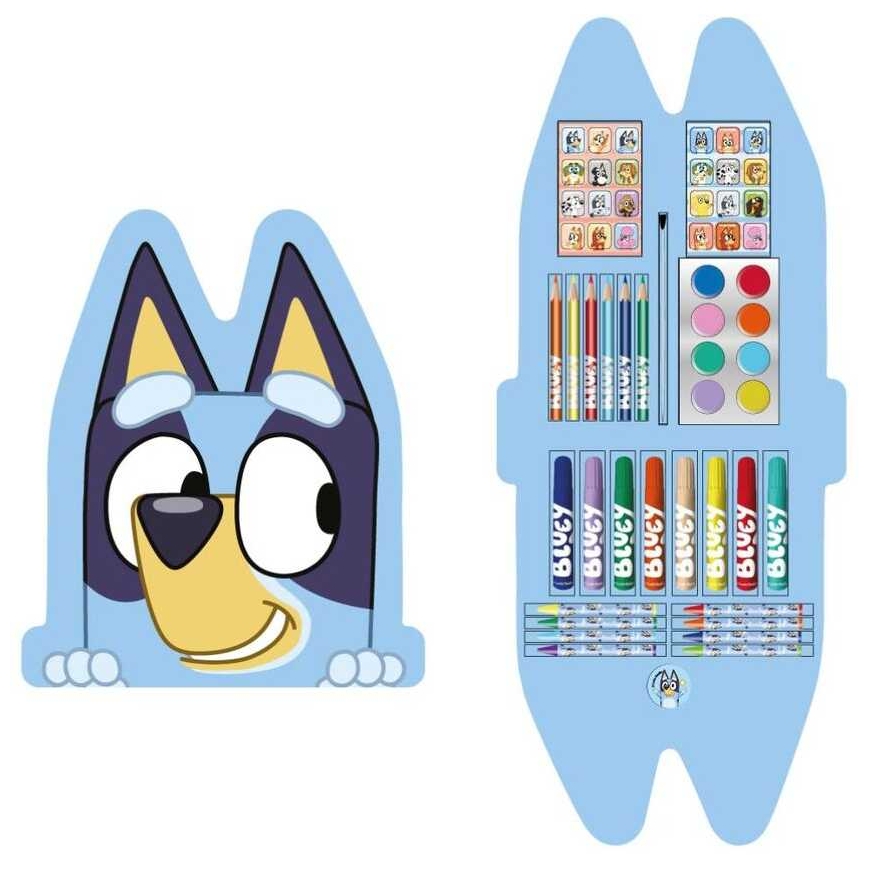 CERDÁ Bluey Colouring stationery set