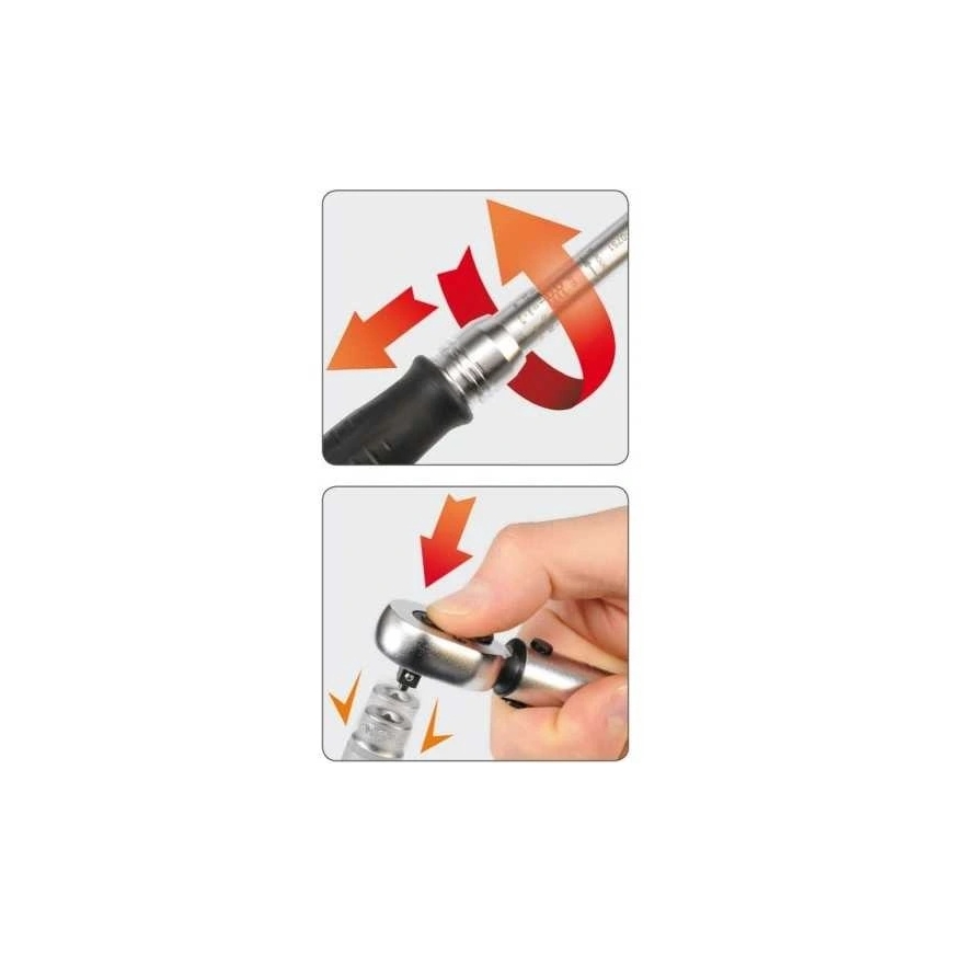 Yato Toya Sa Polija Dinamometriskais atslēdznieks | 12.5 mm (1/2") | 60 - 340 Nm (YT-0754)