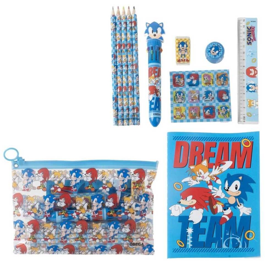 CERDÁ Sonic the Hedgehog toimistotarvikkeiden setti – 3