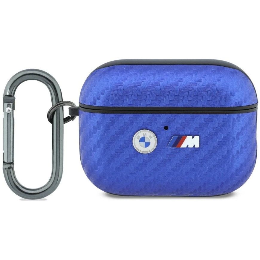 BMW M Carbon Metal Logo Case for AirPods Pro 3, Light Blue – 2