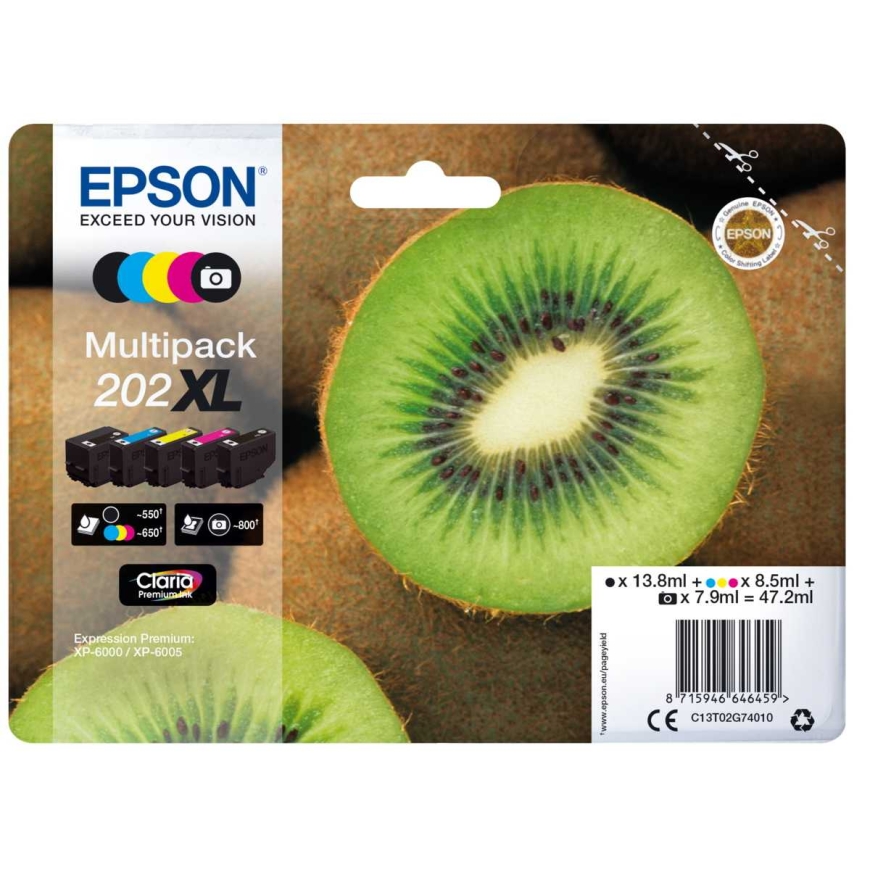 Epson Multipack 202XL Spalvotas