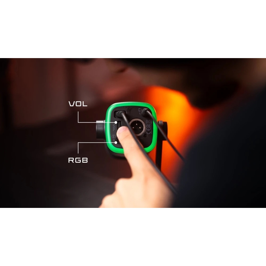 Krux Qube XLR/USB black – 5